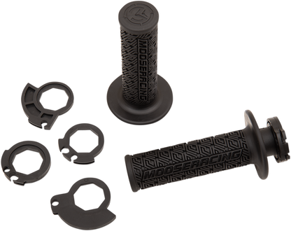 MOOSE OFFROAD 36 Series Lock-On Grips - Black/Gold B36MRB-D