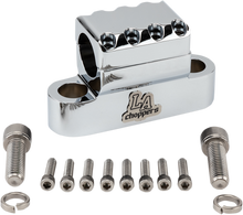 LA CHOPPERS Kage Fighter Handlebar Clamp - Chrome LA-7335-XXC