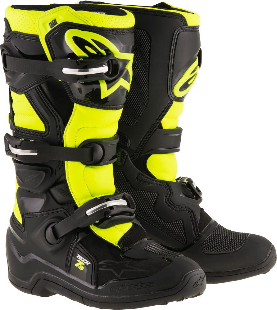 Tech 7s Boots Black/Yellow Sz 05