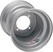 AMS Steel Wheel - Rear - Chrome - 9x9 - 4/110 - 3+6 9913-697