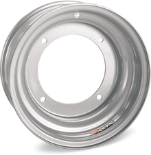 AMS Steel Wheel - Front - Chrome - 10x8 - 4/156 - 3+5 0853-697