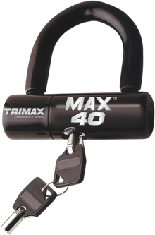 TRIMAX Max 40 U-Lock - Disc/Cables - Black MAX40BK