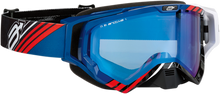 ARCTIVA Vibe Goggle - Black/Blue/Red - Blue Lens 2601-2351