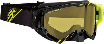 ARCTIVA Vibe Goggle - Black/Hi-Viz Yellow - Yellow Lens 2601-2353