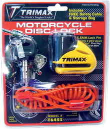 TRIMAX Disc Lock - Yellow - 5.5 mm T645S