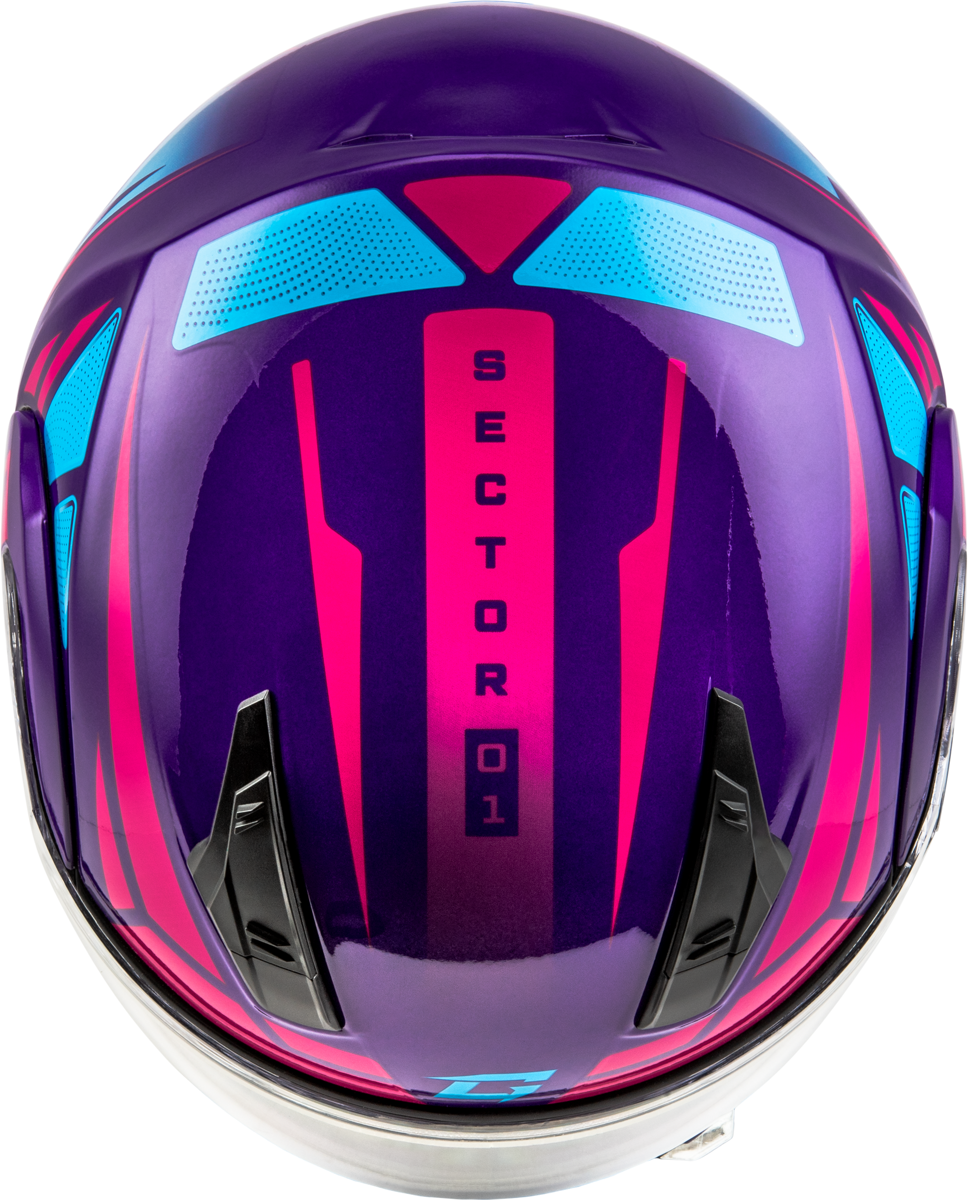 Md 04 Sector Helmet Violet/Pink Lg