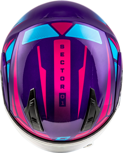 Md 04 Sector Helmet Violet/Pink Xs