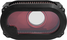 Nl M8 Air Cleaner W/Glass Black W/Red