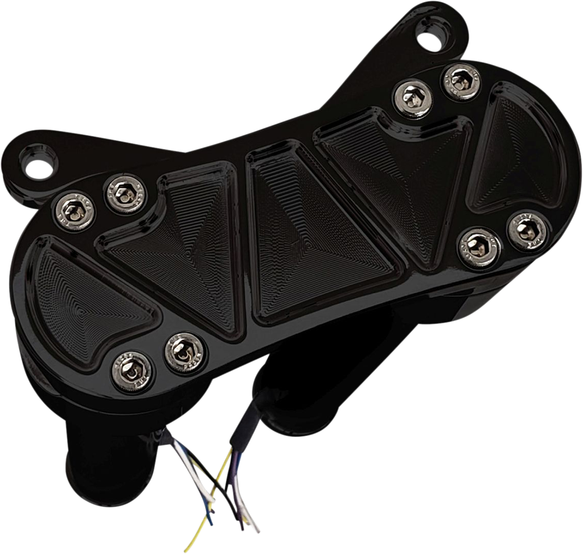 ACCUTRONIX Bandit Risers - Threaded - 12" - Gauge Mount - Black HR2212-MB