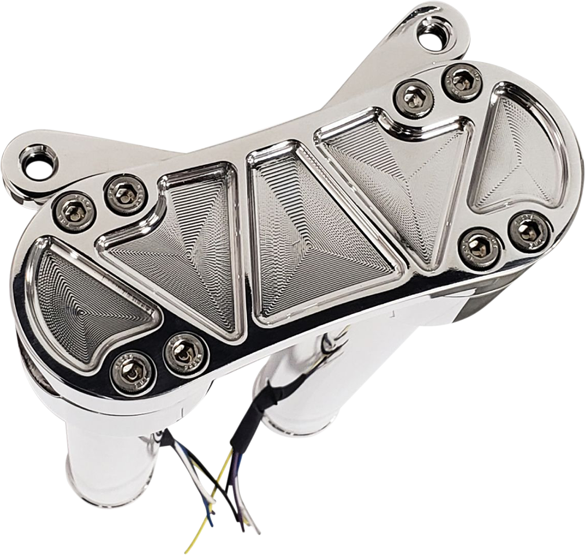 ACCUTRONIX Bandit Risers - Threaded - 10" - Gauge Mount - Chrome HR2210-MC
