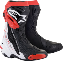 ALPINESTARS Supertech R Boots - Black/White/Red - US 12 / EU 47 2220021-123-47