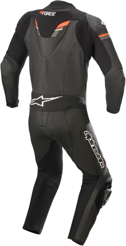 ALPINESTARS GP Force Chaser 1-Piece Leather Suit - Black/Red Fluo - US 42 / EU 52 3150321-1030-52