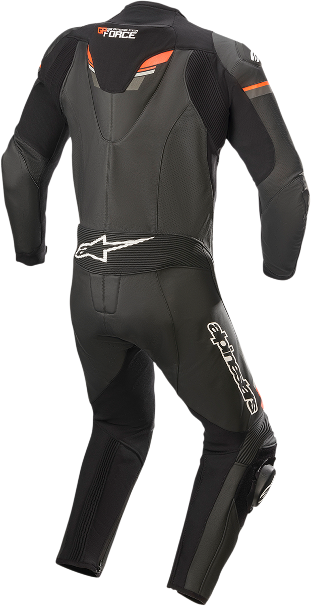 ALPINESTARS GP Force Chaser 1-Piece Leather Suit - Black/Red Fluo - US 46 / EU 56 3150321-1030-56