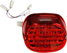 CUSTOM DYNAMICS Taillight w/ Integrated Turn Signal - Top Window - Red Lens CD-INT-TL-W-R