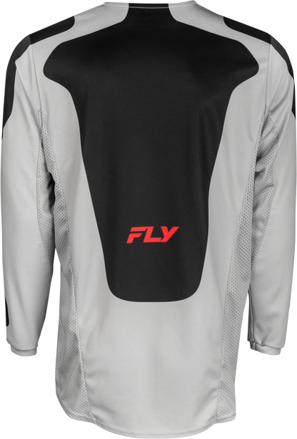 Kinetic Sym Jersey Light Grey/Red/Black Sm