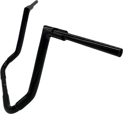 FAT BAGGERS INC. 1-1/2" EZ Install Flat Top Handlebar - 16" - Black 605016-B