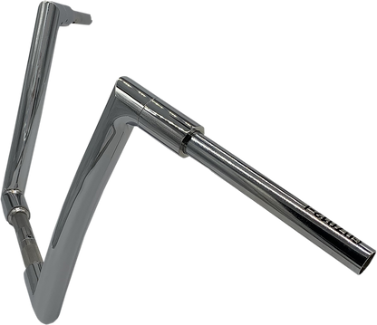 FAT BAGGERS INC. 1-1/2" EZ Install Flat Top Handlebar - 12" - Chrome 607012