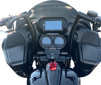 FAT BAGGERS INC. 1-1/2" EZ Install Flat Top Handlebar - 16" - Black 607016-B