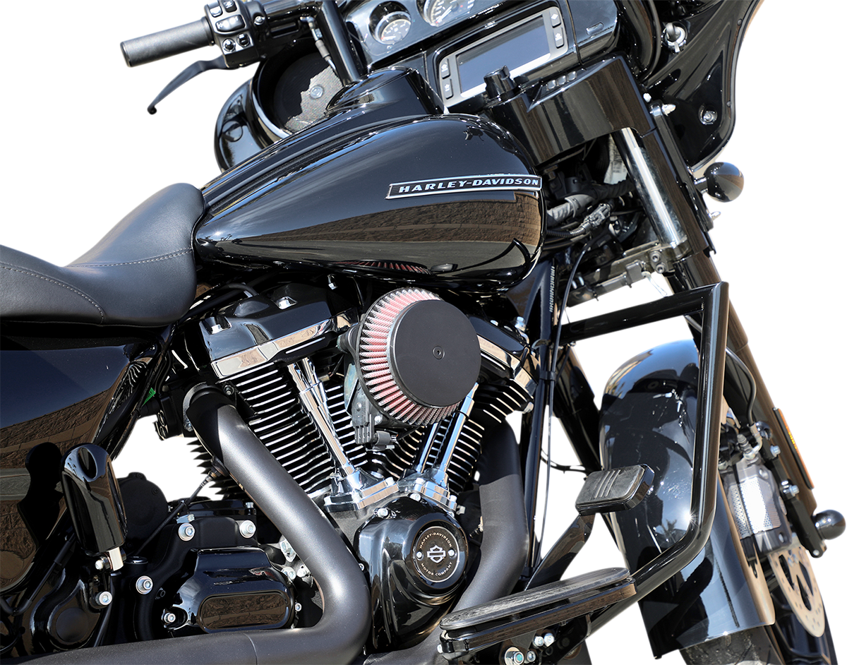 LA CHOPPERS Engine Guard - Black - Twin Peaks LA-7100-00B