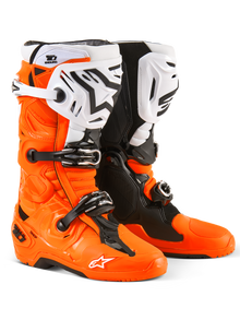 Tech 10 Enduro Boots Orange Fluo/Black/White 9