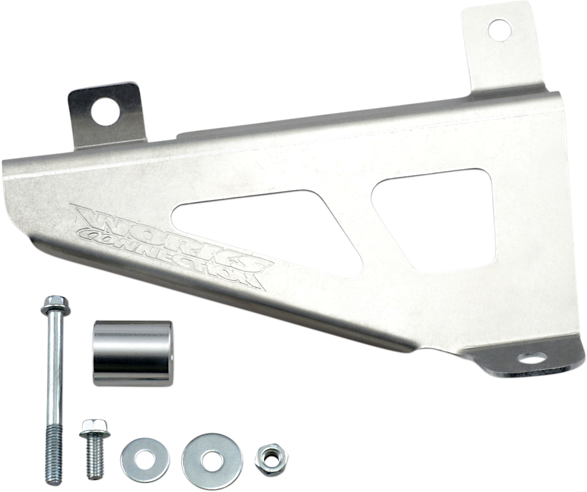 WORKS CONNECTION Radiator Brace Set - Silver - Yamaha 18-126