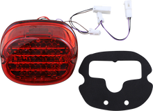 CUSTOM DYNAMICS Taillight w/ Integrated Turn Signal - No Window - Red Lens CD-INT-TL-NW-R