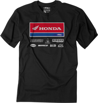 FACTORY EFFEX Honda 21 Racewear T-Shirt - Black - Medium 24-87322