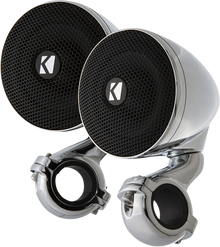 KICKER Mini Speakers - 4 ohm - Chrome 47PSM34