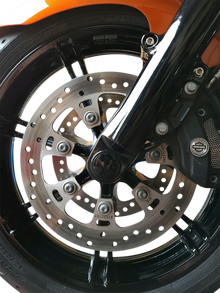 KLOCK WERKS Axle Kit - Flush Mount - Front - Black w/Black End Caps KWS-01-0610