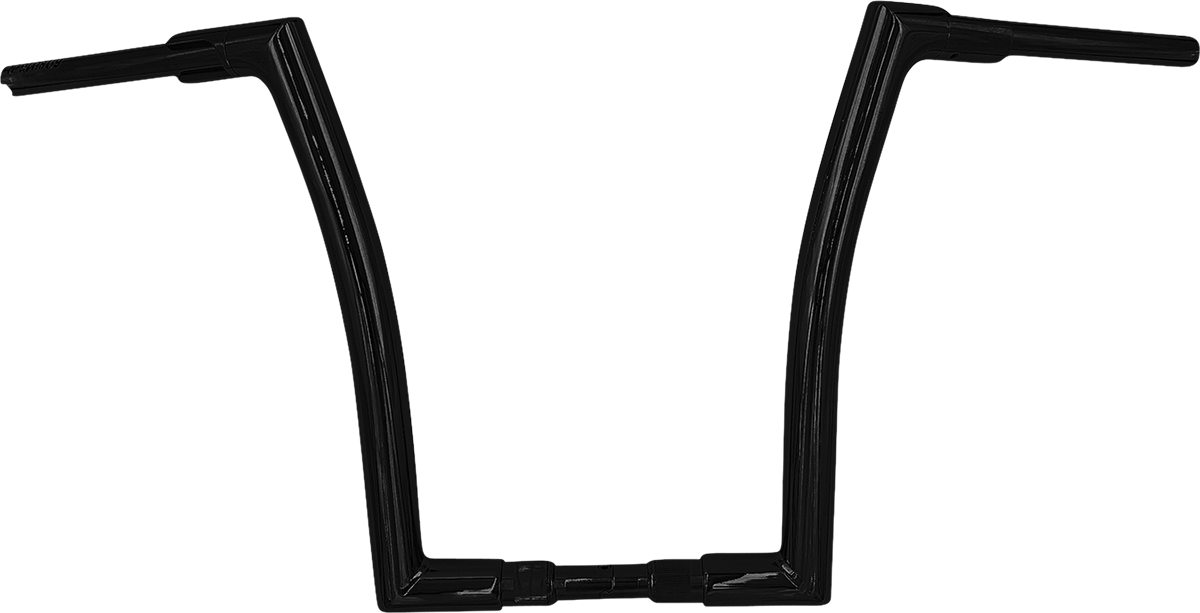 FAT BAGGERS INC. 1-1/2" EZ Install Flat Top Handlebar - 16" - Black 608016-B