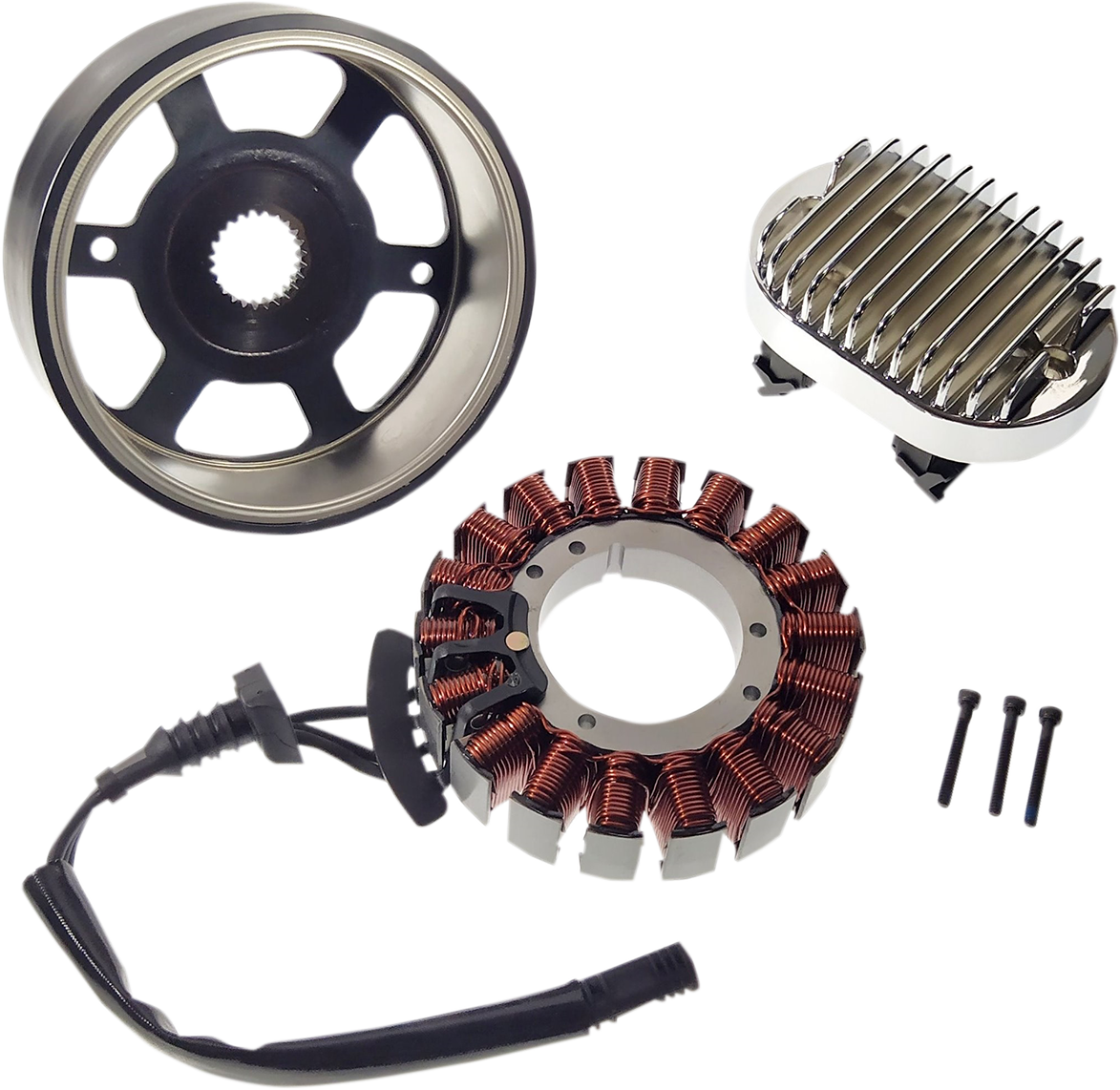 DRAG SPECIALTIES Charging Kit - Chrome 2112-1519