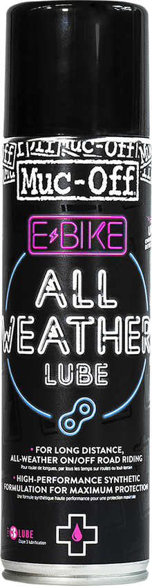 MUC-OFF USA E-Bike All-Weather Lube - 8.4 U.S. fl oz. - Aerosol 20283US