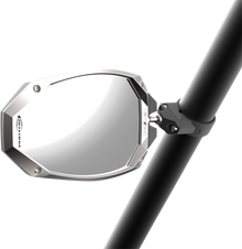 SEIZMIK Mirrors - Photon - Side View - Oval - Black/Silver - 1.875"/2" ROPS - Pair 56-18108
