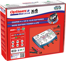 TECMATE Battery Charger/Maintainer - 4-Bank TM-575