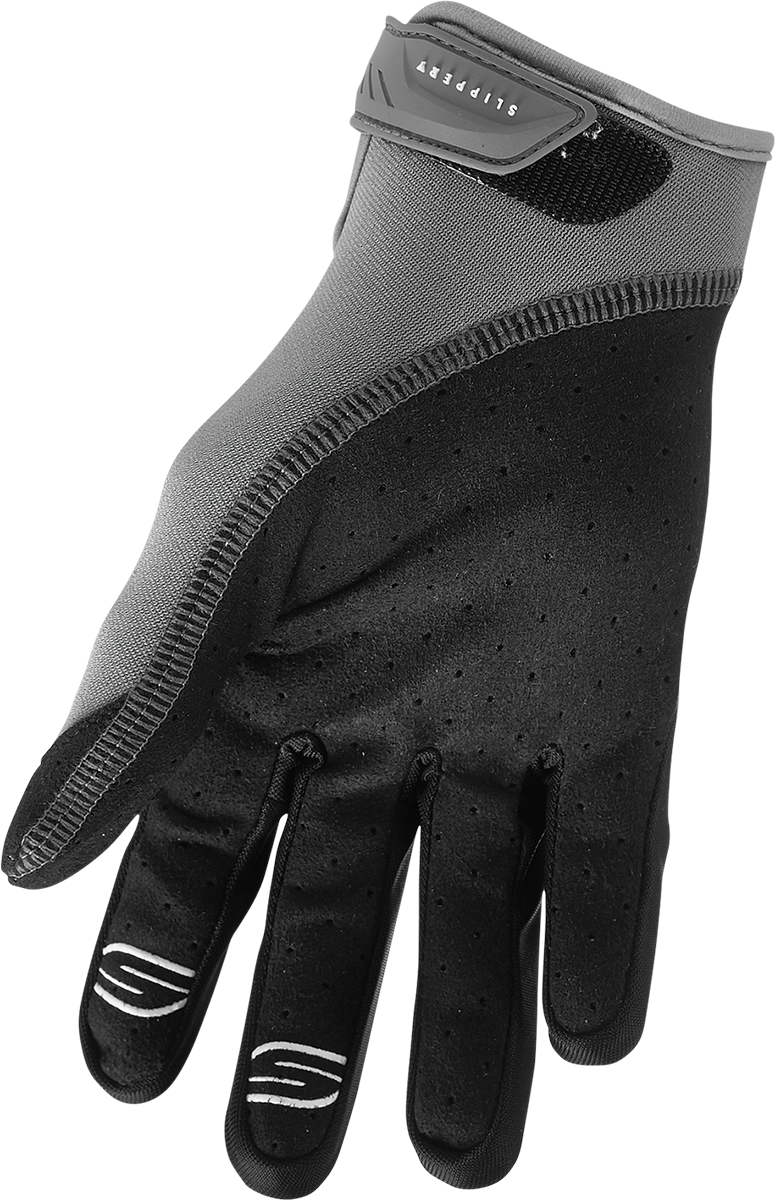 SLIPPERY Circuit Gloves - Red/Charcoal - Medium 3260-0428