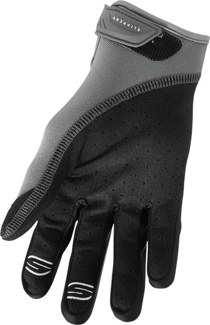 SLIPPERY Circuit Gloves - Red/Charcoal - Small 3260-0427