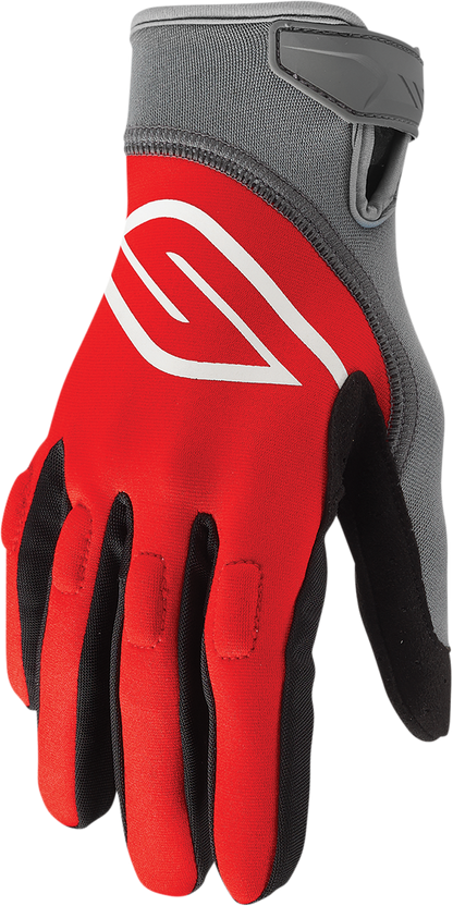 SLIPPERY Circuit Gloves - Red/Charcoal - Small 3260-0427