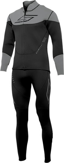 SLIPPERY Breaker Wetsuit and Jacket - Black/Charcoal - Large 3201-0278