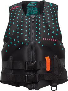 SLIPPERY Women's Surge Neo Vest - Black/Mint - XS 142414-70081021