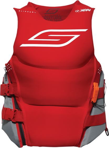 SLIPPERY Array Neo Vest - Red/Charcoal - Small 143014-10002021