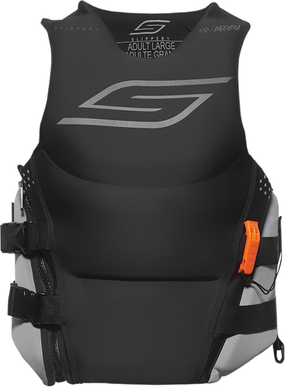 SLIPPERY Array Neo Vest - Black/Charcoal - Small 143014-70102021