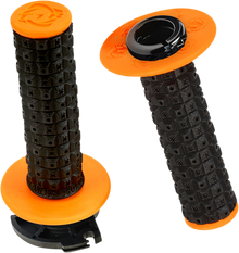 TORC1 Defy Lock-On Grips - Black/Orange 2650-0205