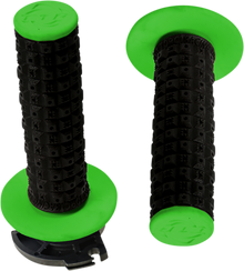 TORC1 Defy Lock-On Grips - Black/Green 2650-0208