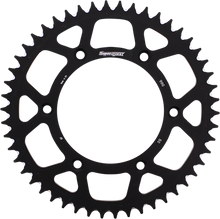 SUPERSPROX Rear Sprocket - Alloy - Black - 50-Tooth RAL-990-50-BLK