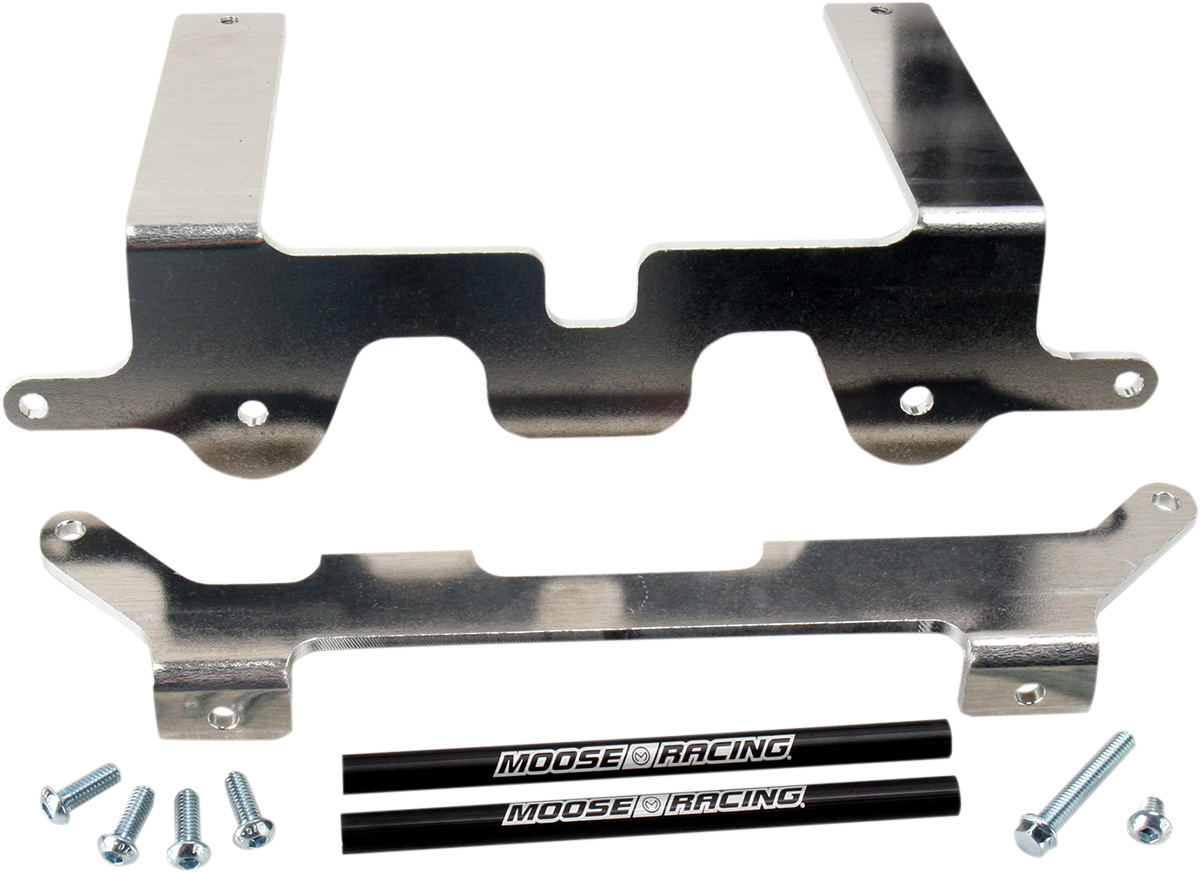 MOOSE OFFROAD Radiator Braces - Silver - Yamaha 11-1531