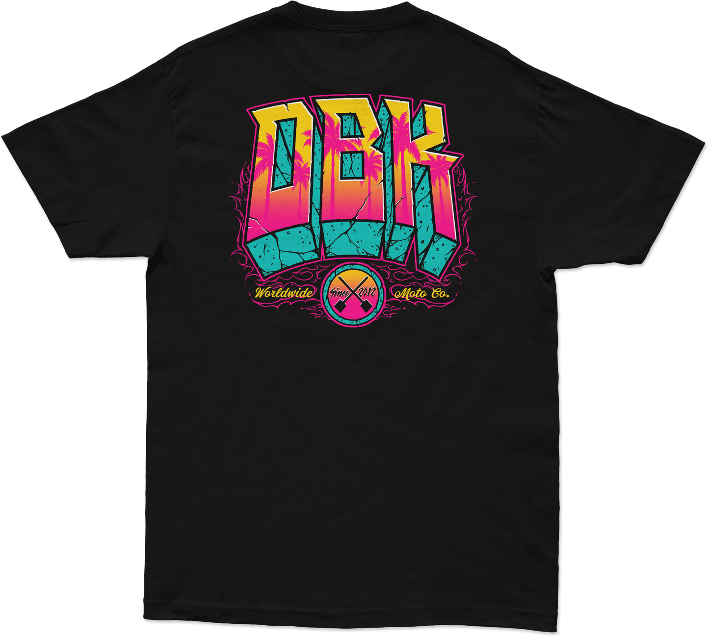 Block X Block Tee Black Lg