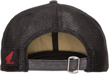 HONDA APPAREL Honda Utility Hat - Gray/Black/Red NP21A-H1829