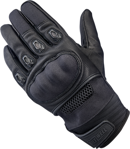 BILTWELL Bridgeport Gloves - Black Out - Small 1509-0101-302