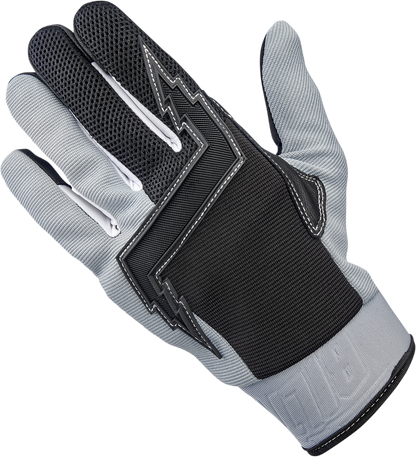 BILTWELL Baja Gloves - Gray - XS 1508-1101-301