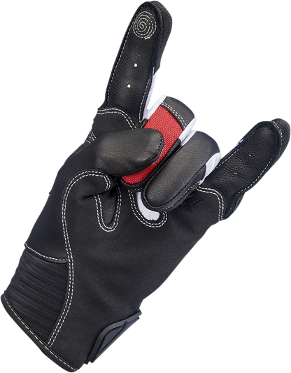 BILTWELL Bridgeport Gloves - Red - XL 1509-0801-305